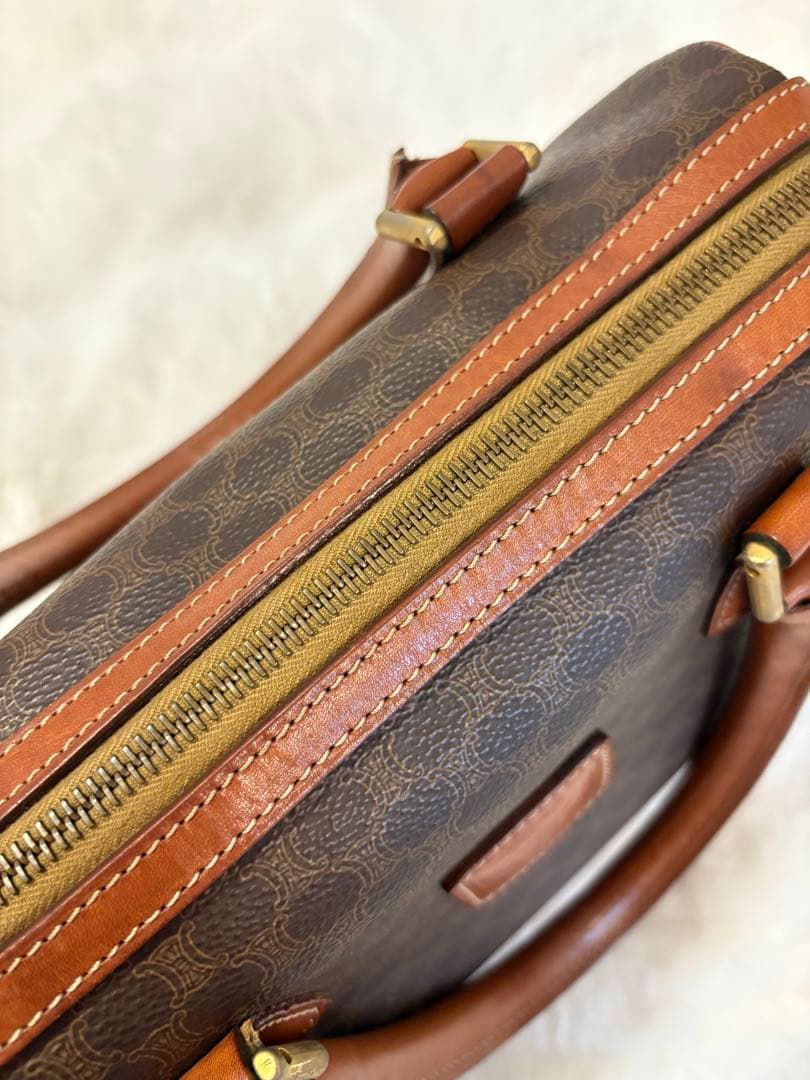CELINE ヴィンテージ ボストン バッグ ハンドバッグ セリーヌ