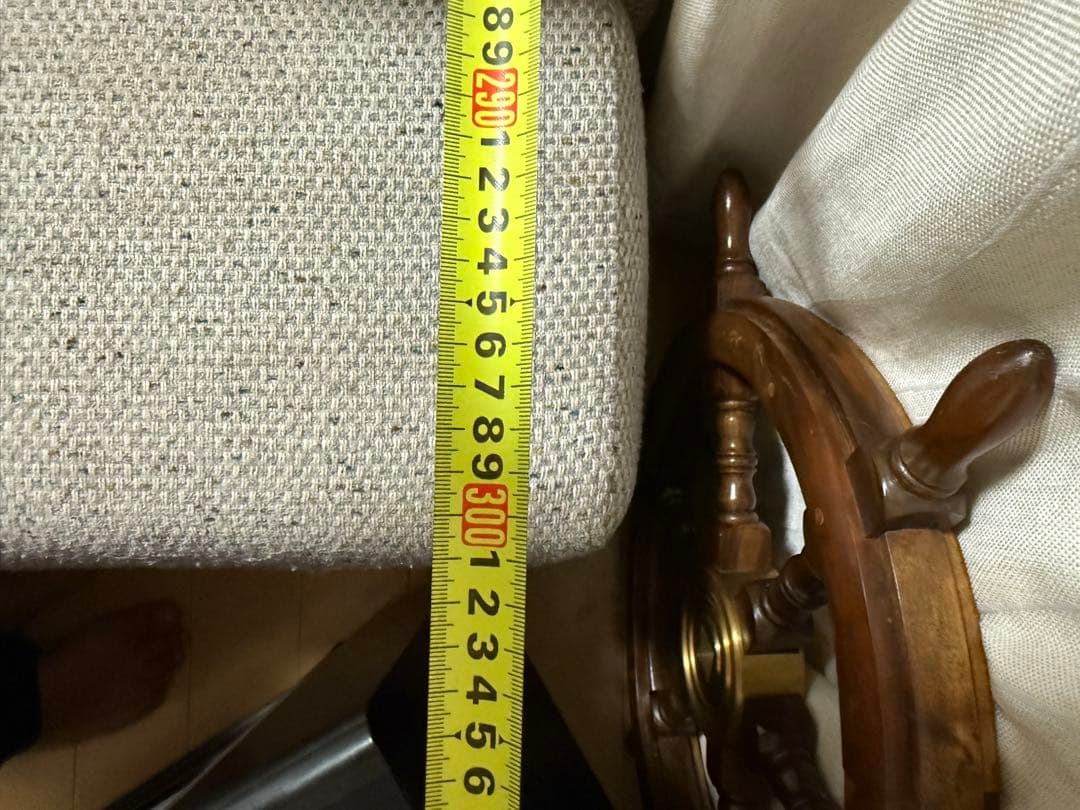 グレー L字型ファブリックソファ