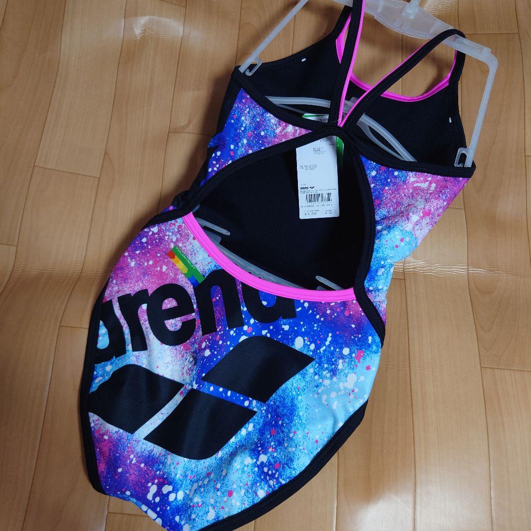Ｏサイズ 新品未使用 arena 宇宙柄 ワンピース水着 レディース