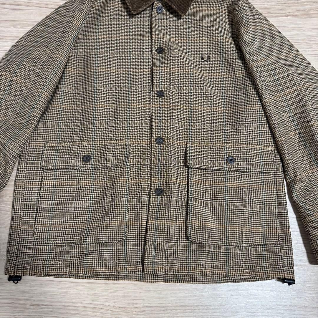FRED PERRY LONG LINE JACKET Lサイズ カバーオール