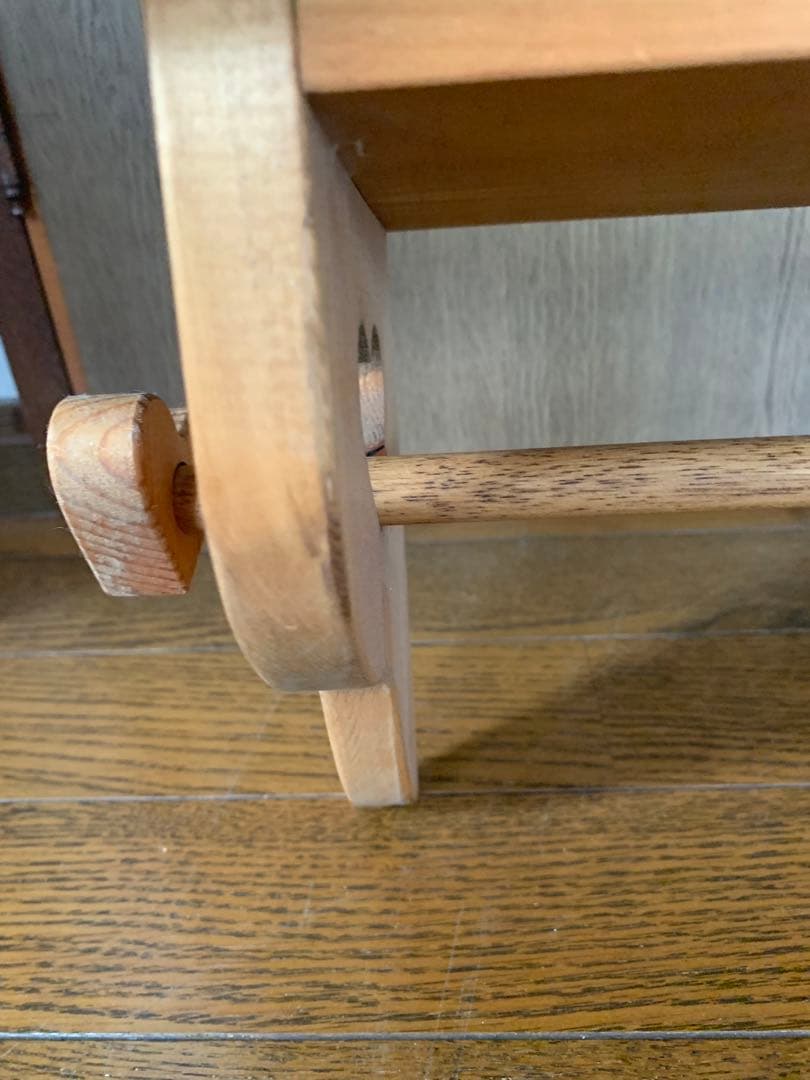 カントリー家具　木製　ハートくり抜き　棚　ラック　シェルフ