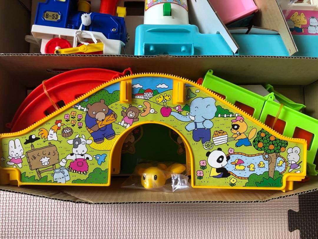 【昭和レトロ】お山のシュッポー 高原の牧場セット　TOYBOX　未使用