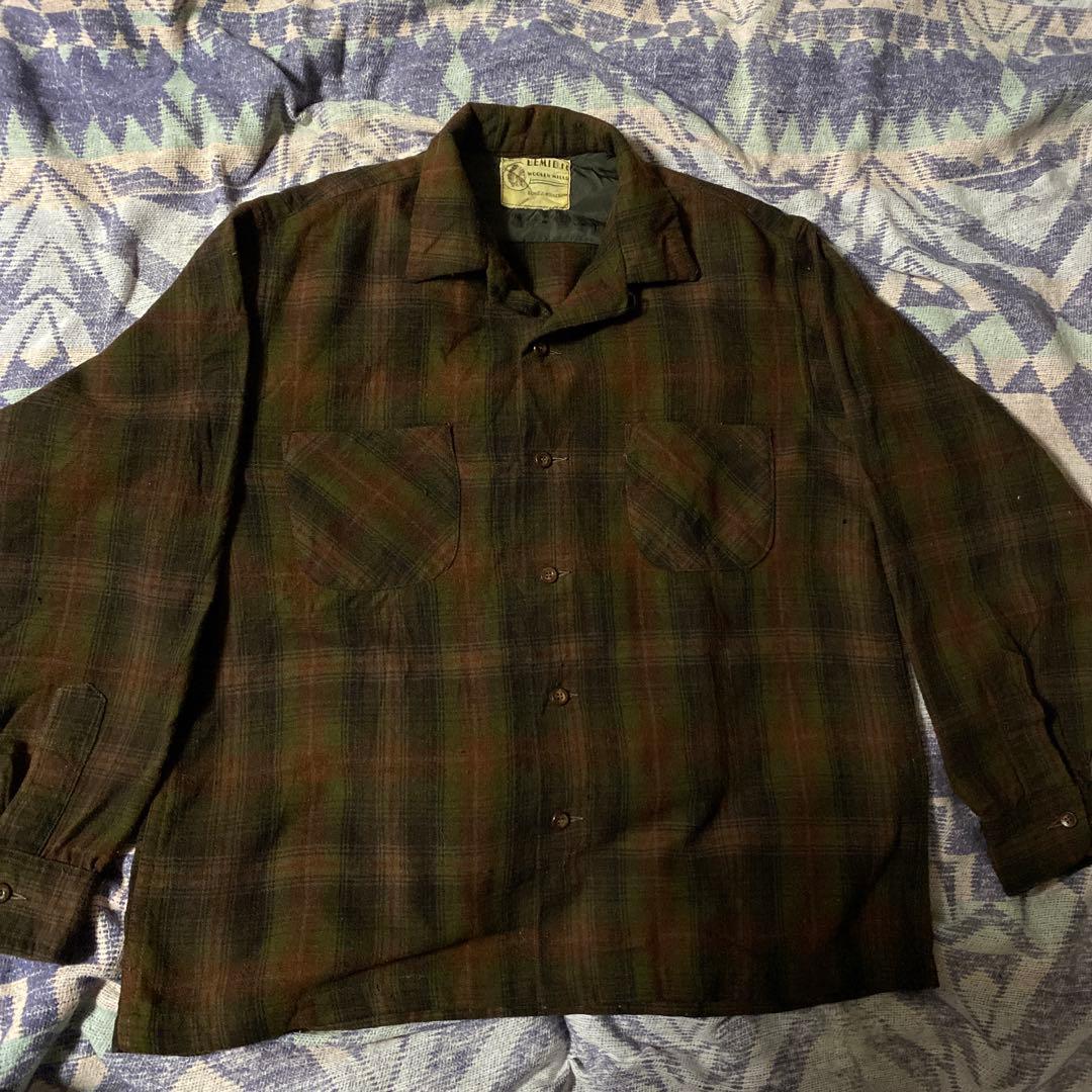 ハ*ー様 ビンテージ60s BEMIDJI WOOLEN MILLS チェックウ