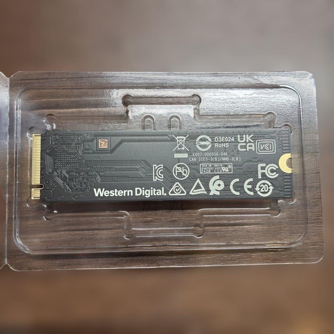 【正常100％】4TB SSD WD Blue SN5000 NVMe ③