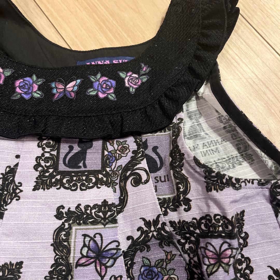 専用ANNA SUI mini 120 3点セット　名作額縁チュニックスカート