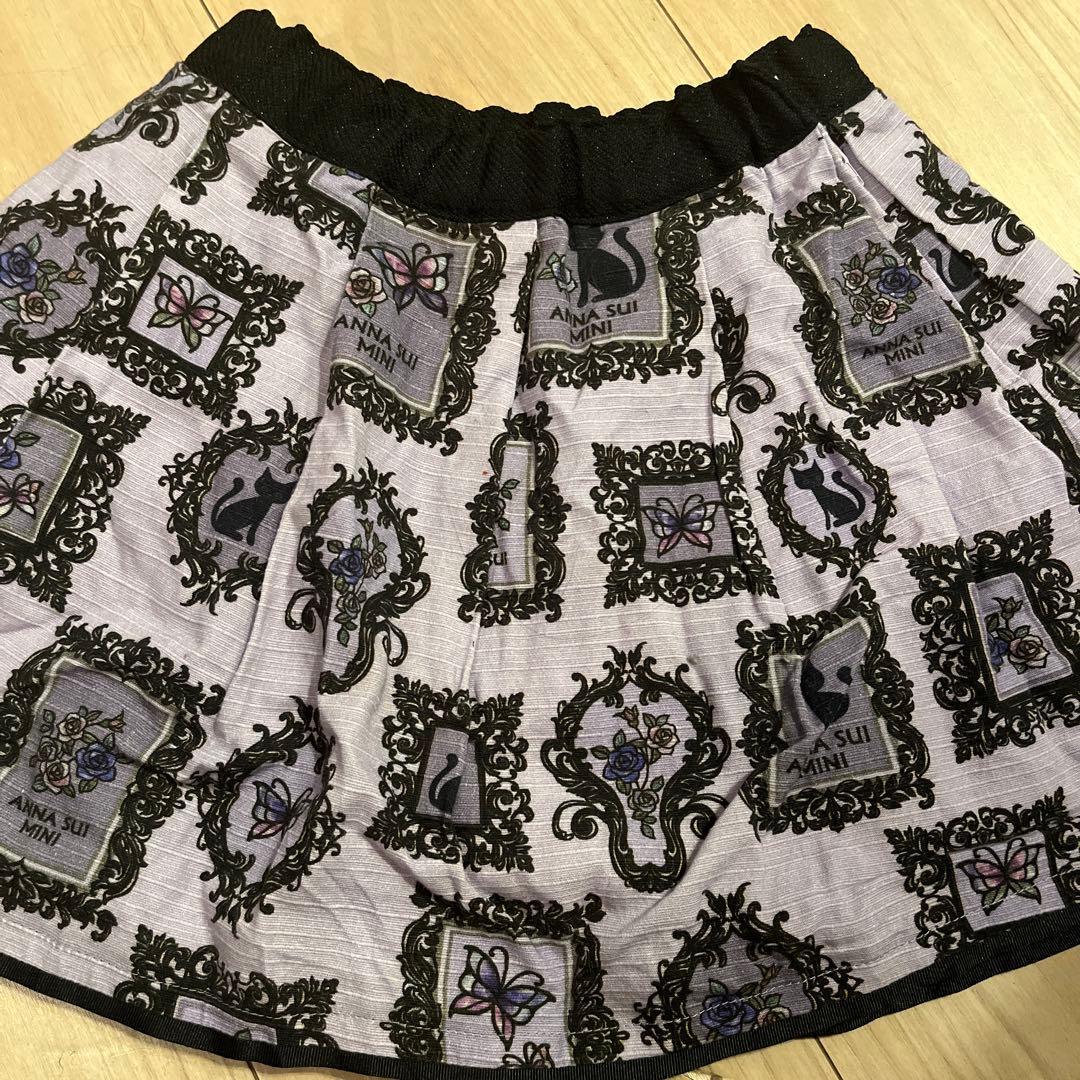 専用ANNA SUI mini 120 3点セット　名作額縁チュニックスカート