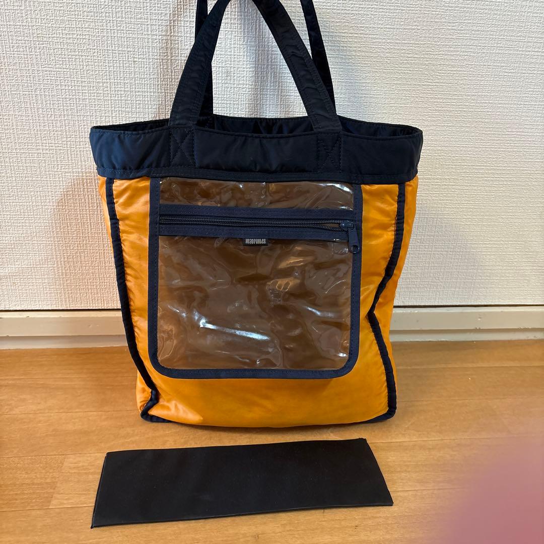 HEAD PORTER ネイビー トートバッグ