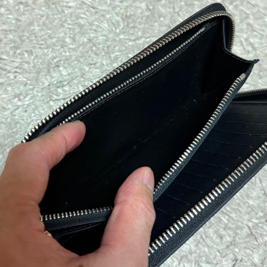 【美品】ルイヴィトン　ジッピーウォレットヴェルティカル　エピ　長財布　黒