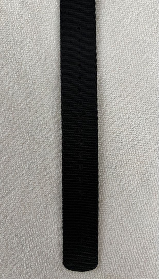 OMEGA official 黒 NATOストラップ/ベルト　美品