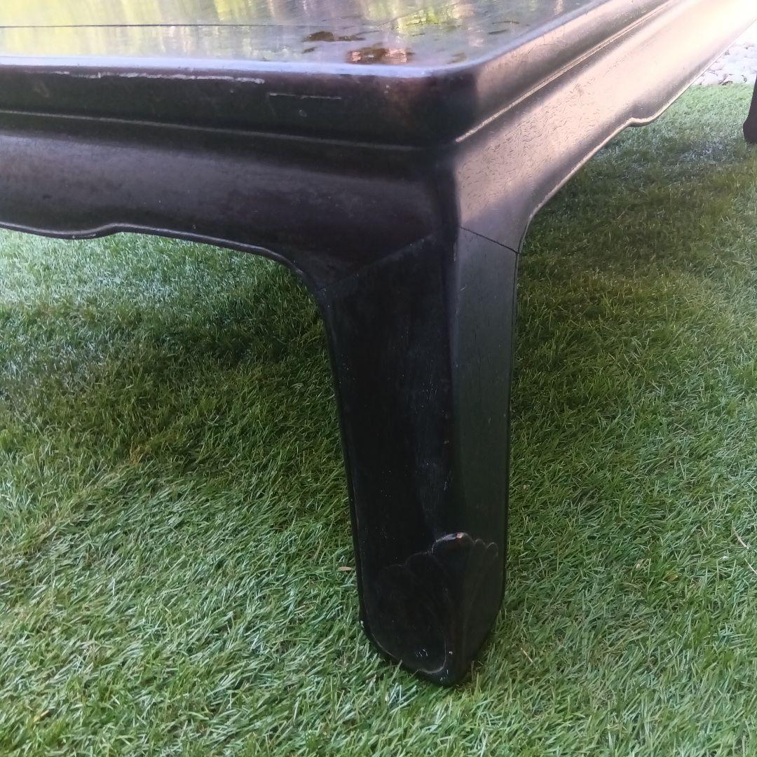 紫檀　座卓　昭和レトロ　希少　アンティーク　送料込