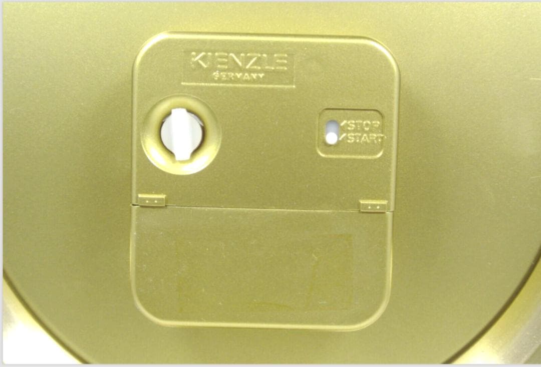 希少美品Kienzle ワールドタイム置時計 ビッグサイズゴールド未使用