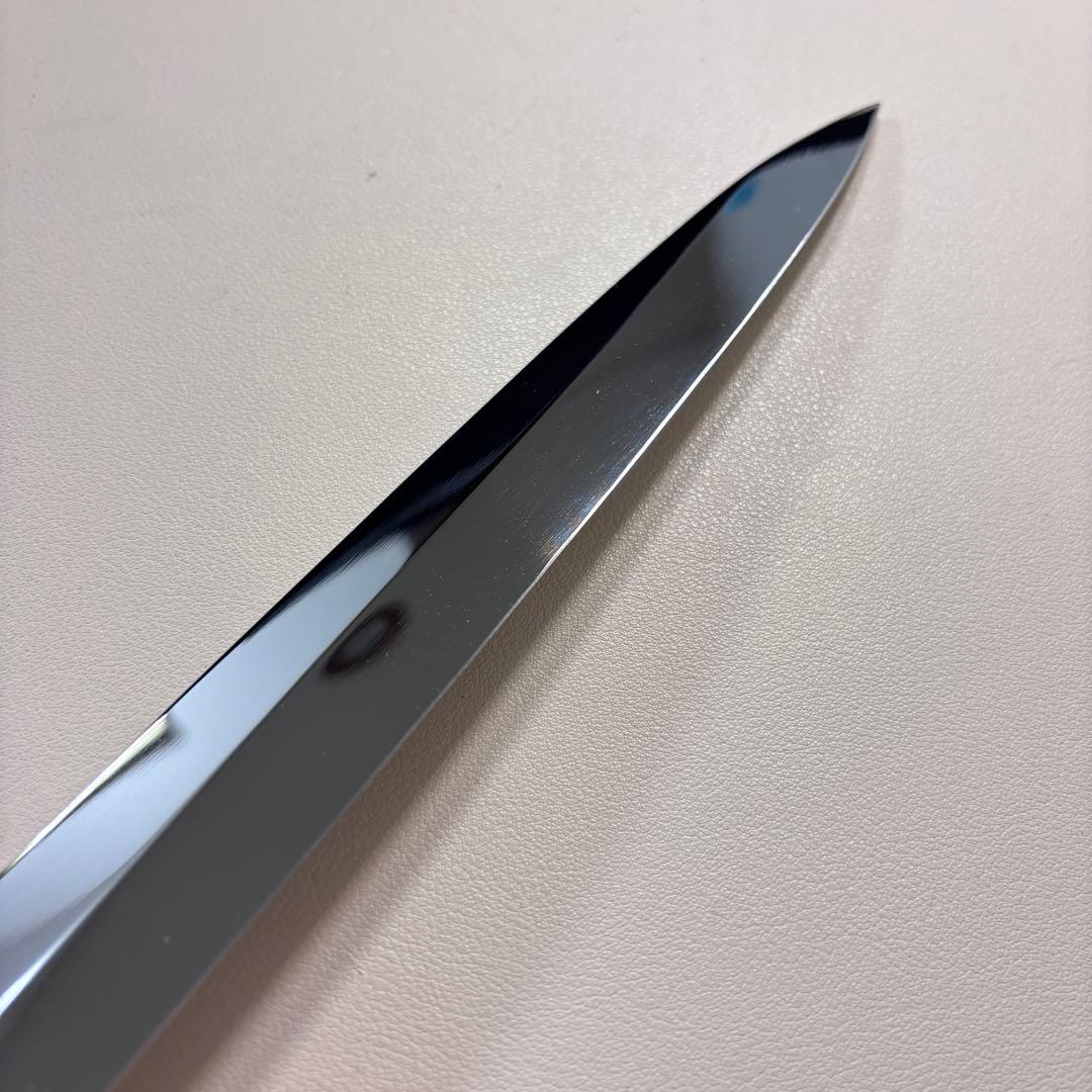 270mm 柳刃包丁 鏡面　黒檀八角柄 刺身包丁 「全鋼」 '鞘付き