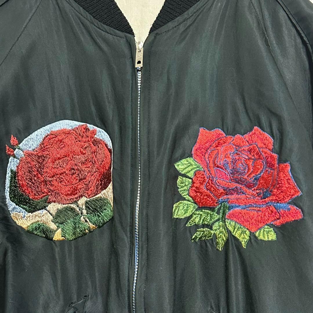 テーラー東洋 東洋エンタープライズ スカジャン スタンリーマウス 黒 刺繍