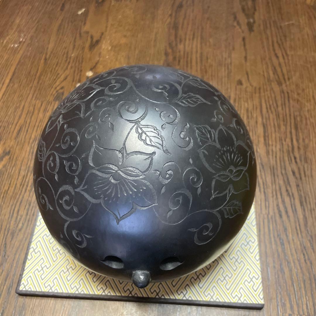黒陶　お雛様　置物