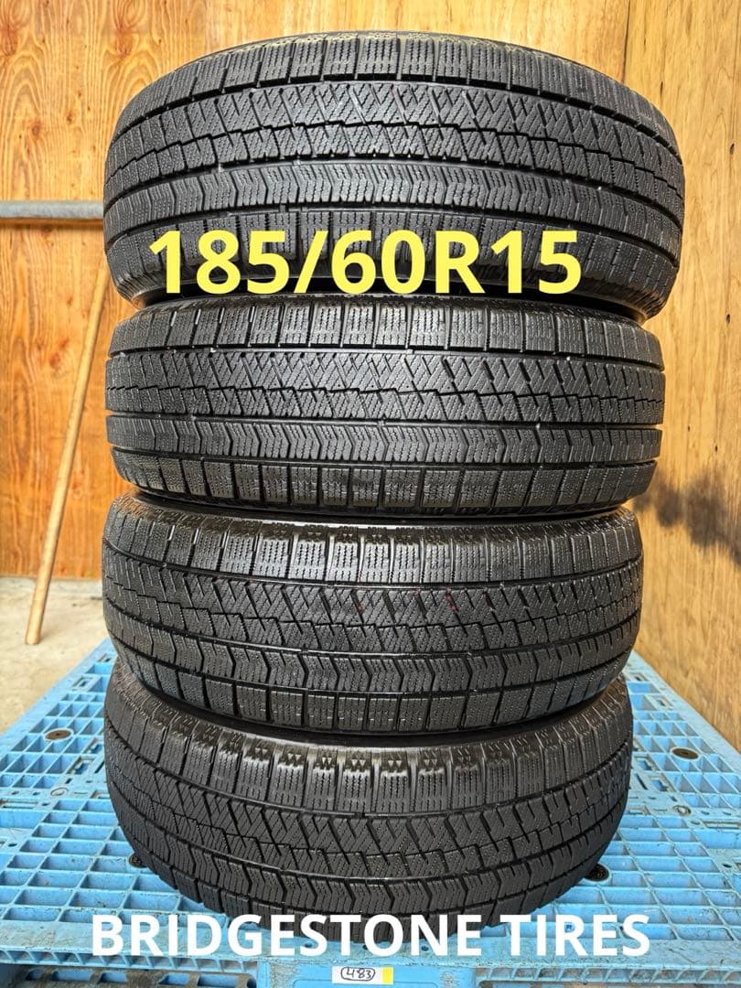 タイヤ・ホイール (483)185/60R15 BRIDGESTONE BLIZZAK VRX2