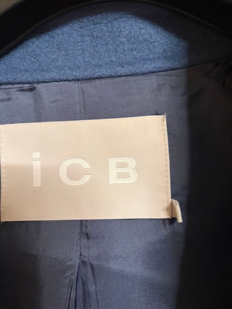 ICB ロングコート 青