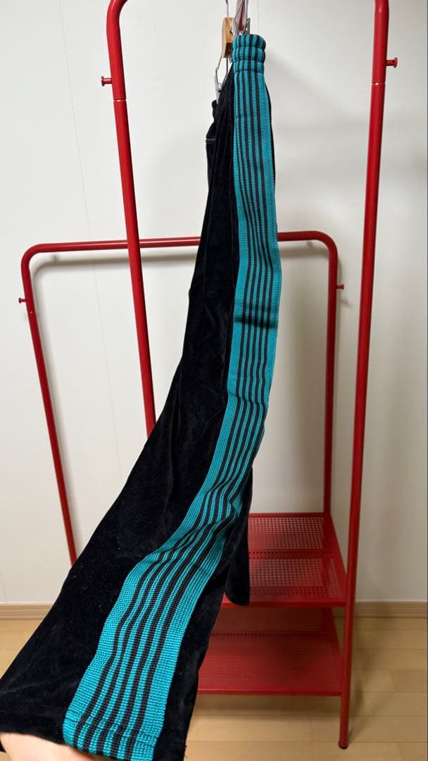 パンツ Needles Narrow Track Pants Velour Black