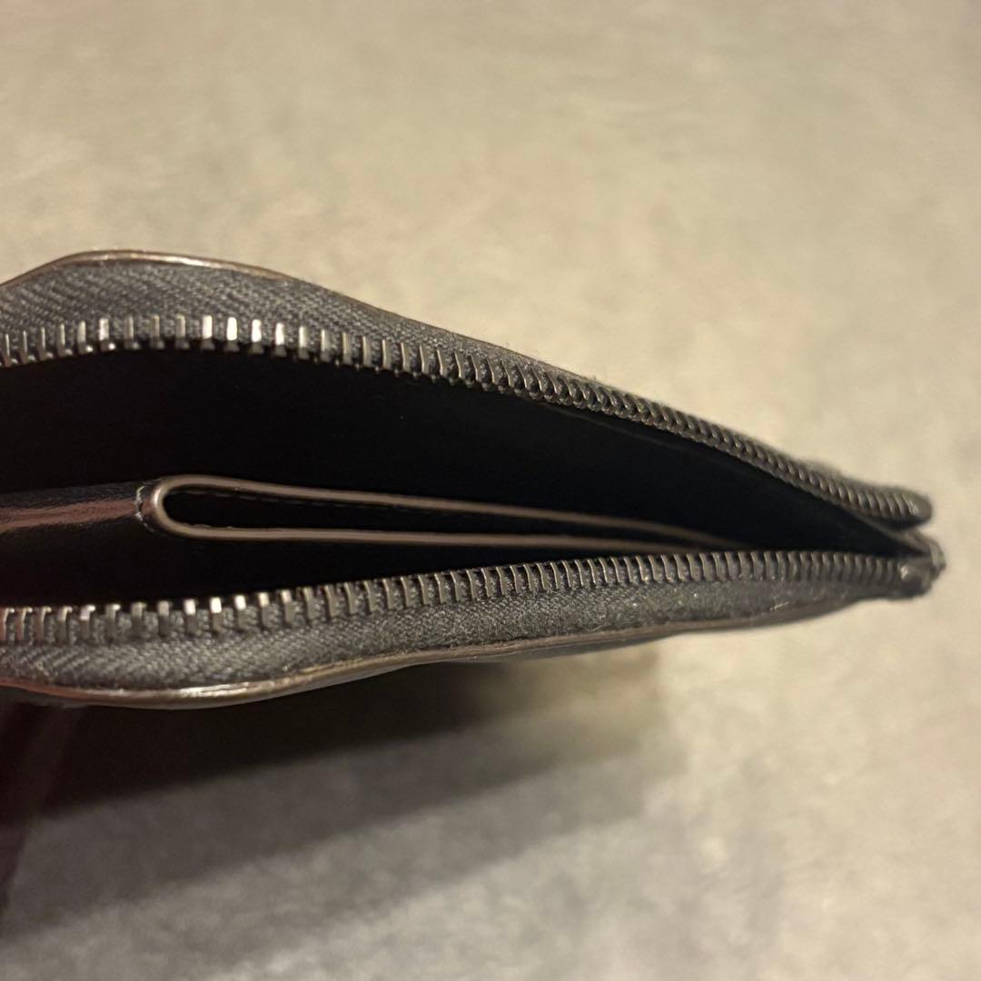 MONCLER モンクレール　ミニ財布　ケース　ブラック　ストラップ付き