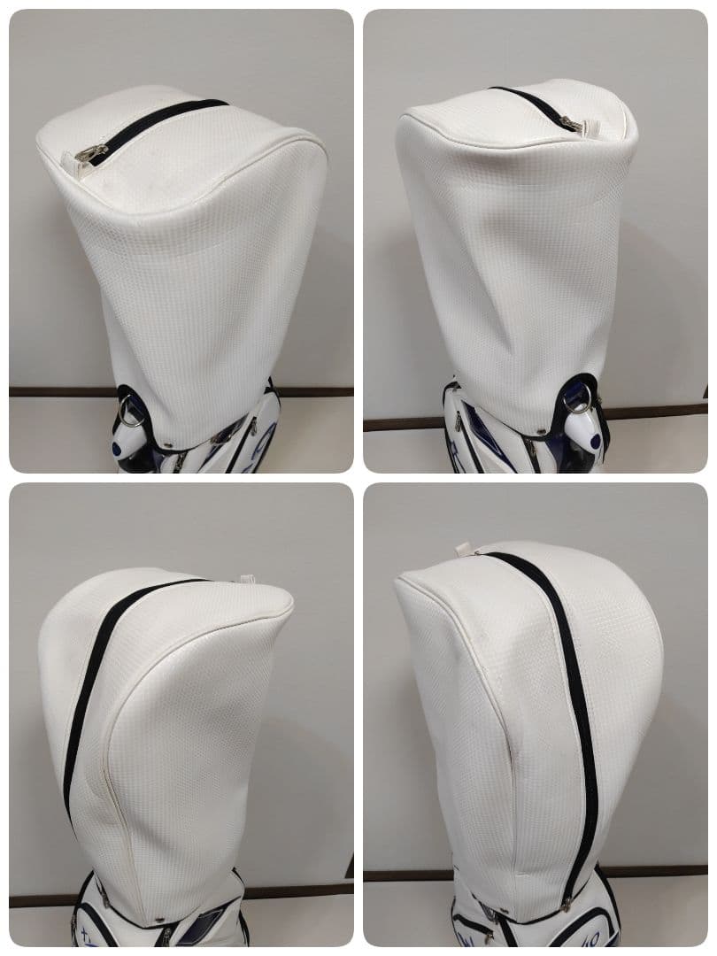 ゼクシオ XXIO キャディバッグ ホワイト ブルー　送料無料