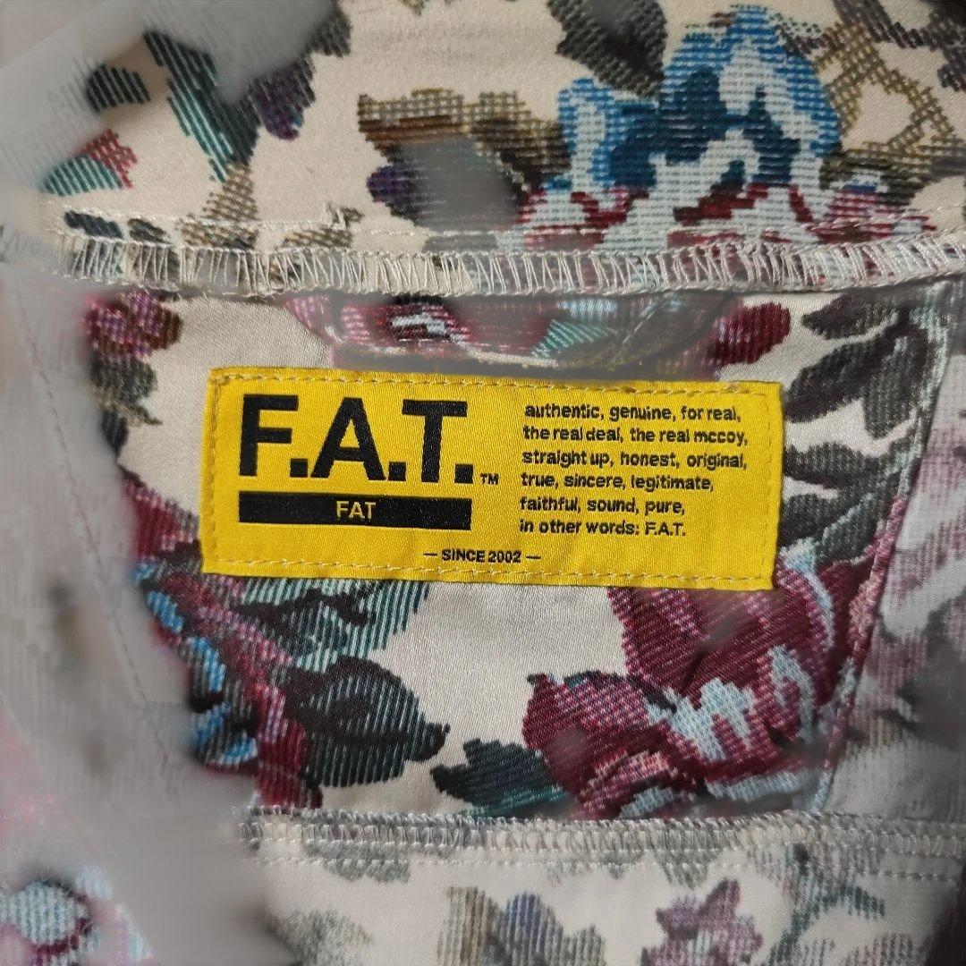 極美品FAT 総柄、花柄カーディガン BLOSSOGAN サイズFAT(XL)