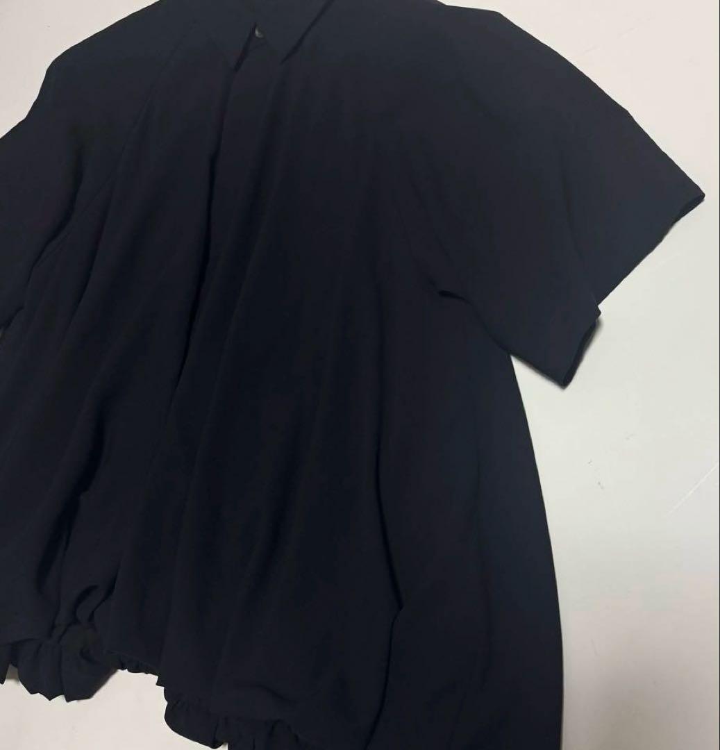 ENFOLD balloon half sleeve blouse シャツ