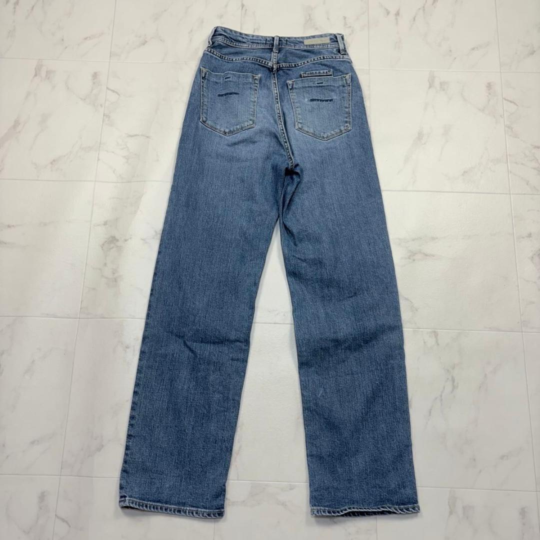 ヤヌーク　LEA ボーイズルーズ　ストレートデニムパンツ　24 ルーズ　レア