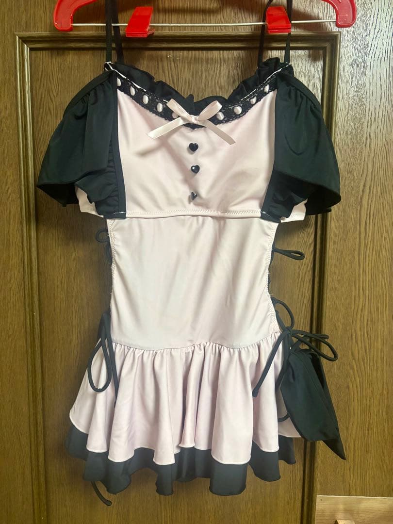 Dear my love ディアマイラブ サイドレースアップワンピース水着 LL
