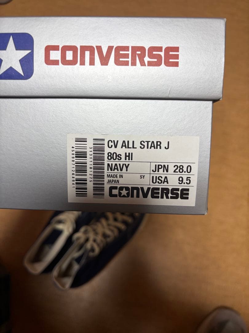 靴 Converse all star 80s j hi MADE IN JAPAN