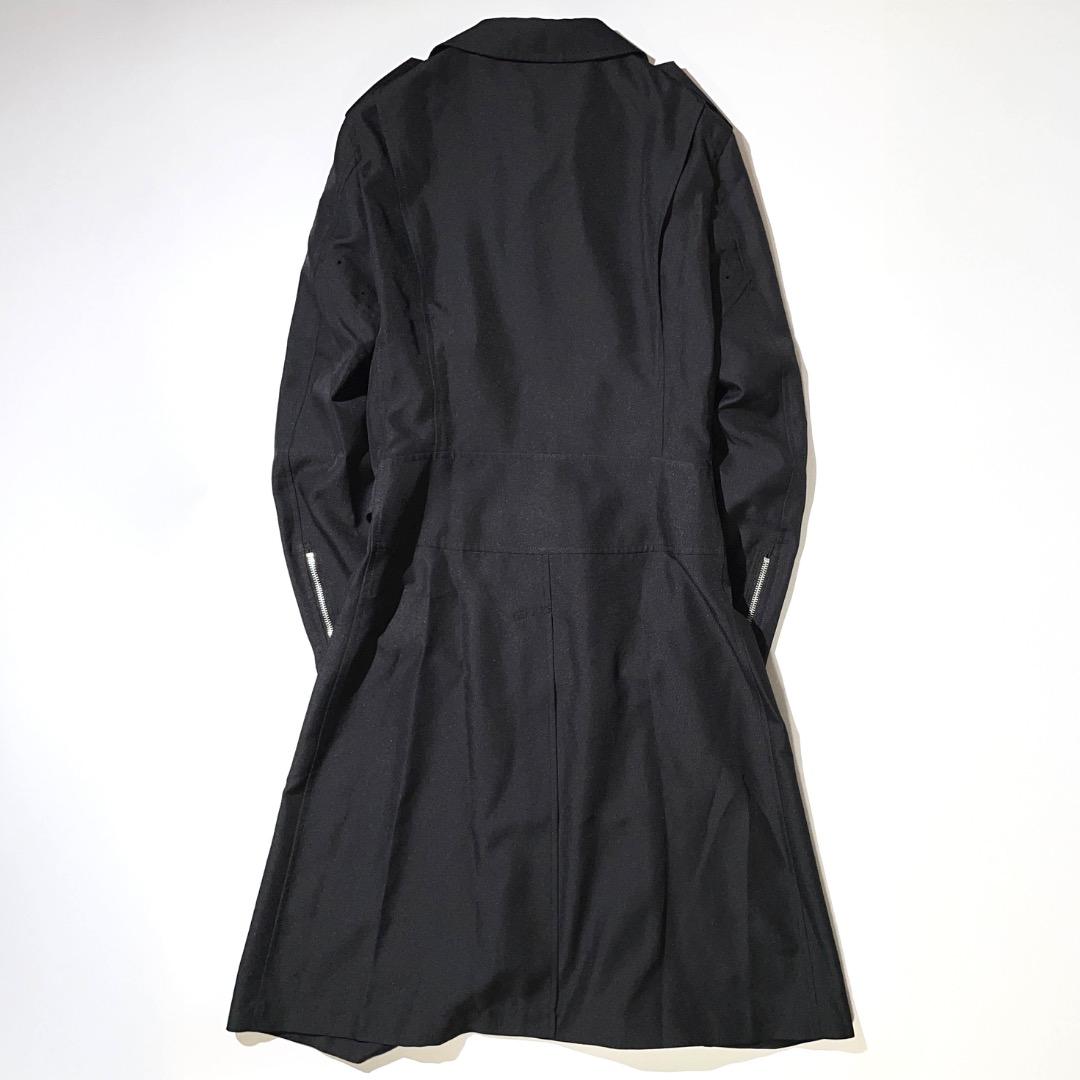 21aw BLACK COMME des GARCONS ポリ縮ライダースコート