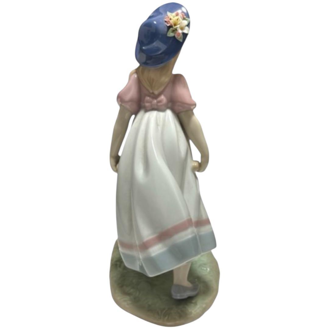LLADRO リヤドロ 可愛いお花屋さん 荷車 少女 置物
