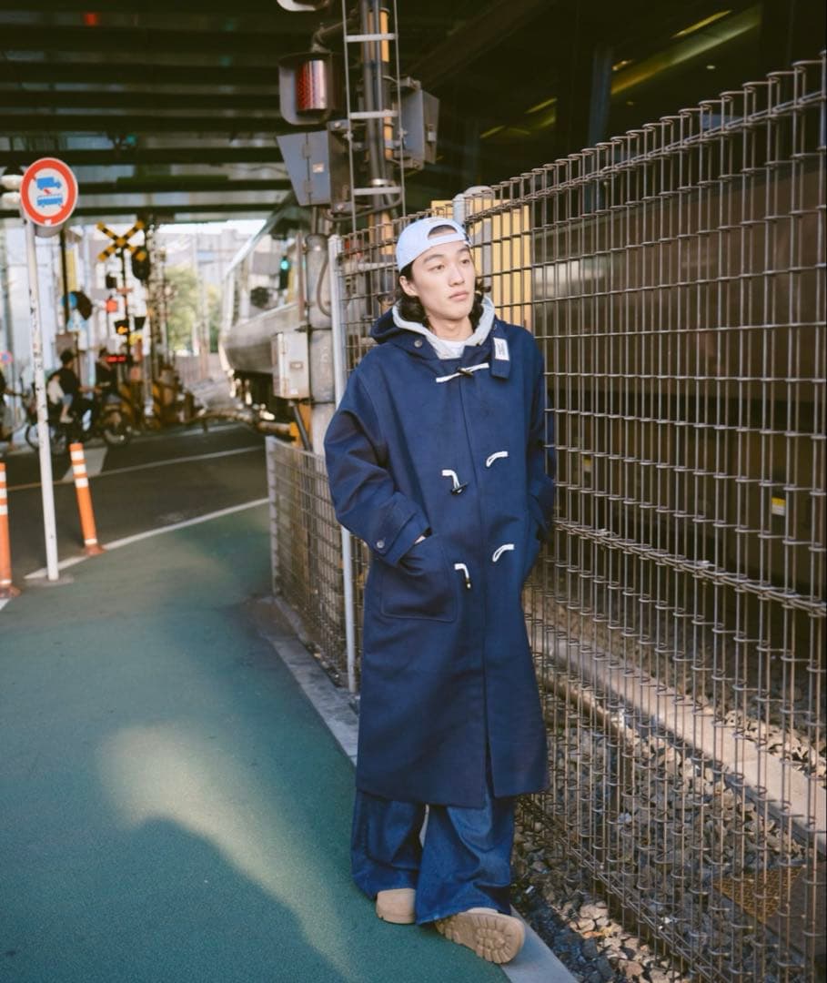 common gull products. 僕の好物のダッフル ネイビー M
