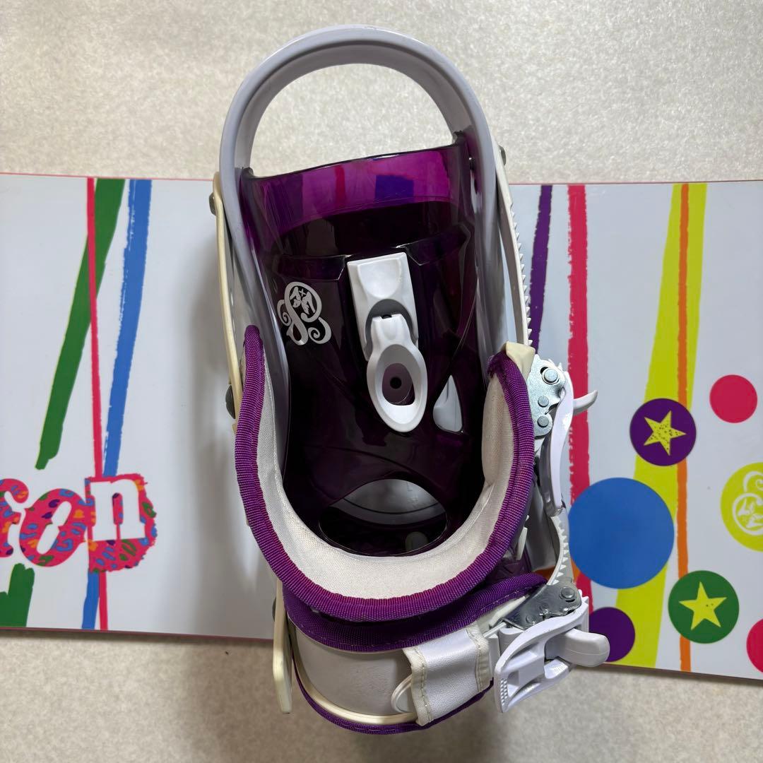 swivel chiffon スノーボード 142cm ビンディング レディース