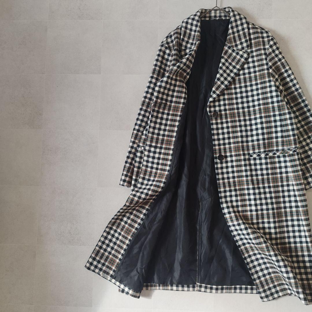 未使用級✨23区 3XL 46 大きいサイズ チェック チェスターコート コラボ