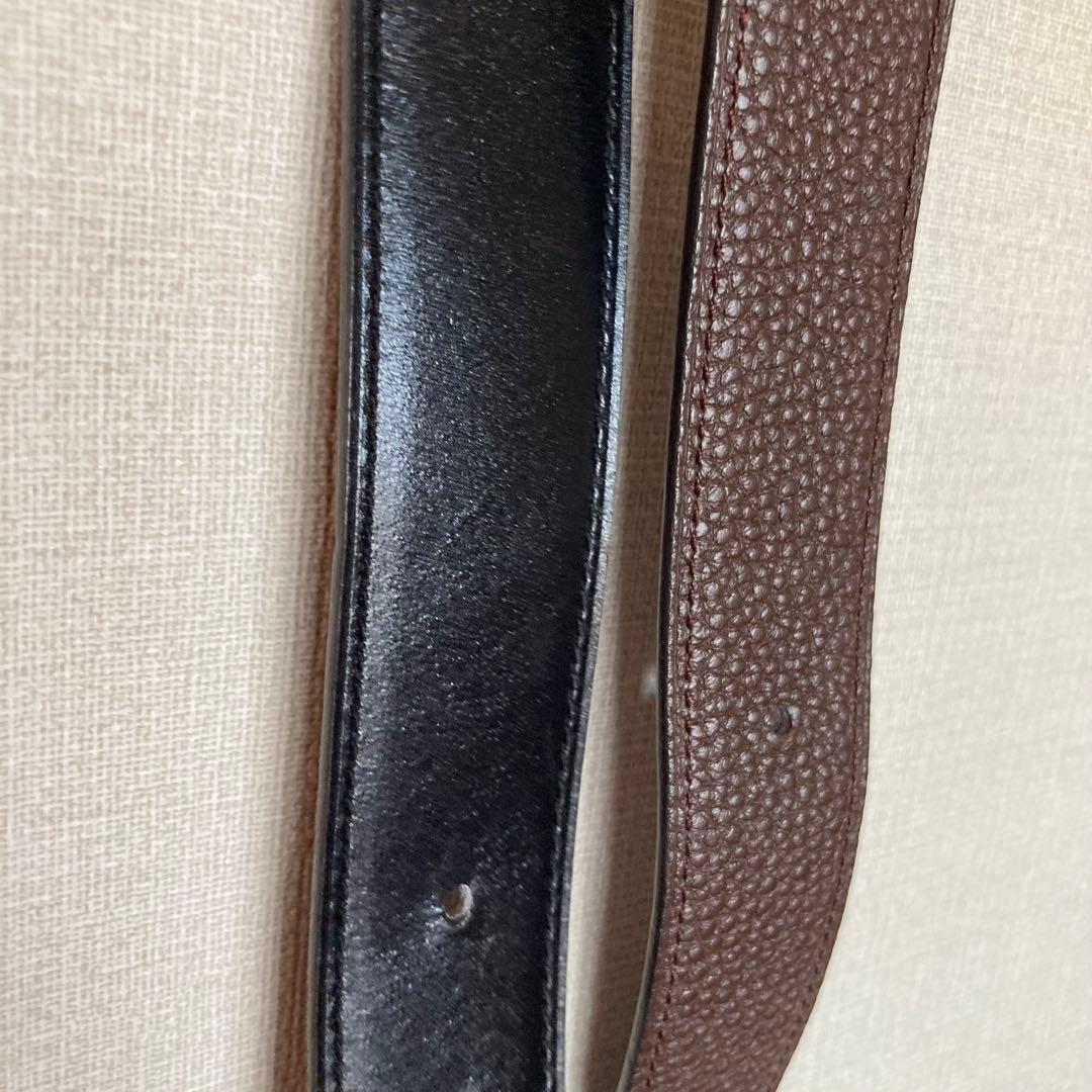 ★美品★ HERMÈS エルメス　Hストリエ　レザーベルト リバーシブル