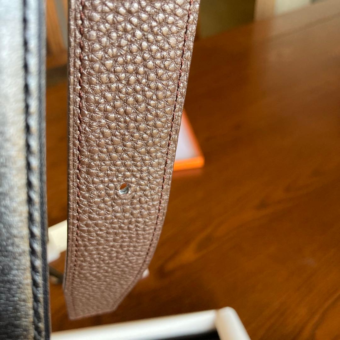 ★美品★ HERMÈS エルメス　Hストリエ　レザーベルト リバーシブル
