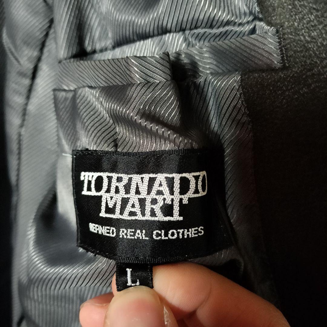 00s Tornado Mart レザーコート スウェード風コーティング
