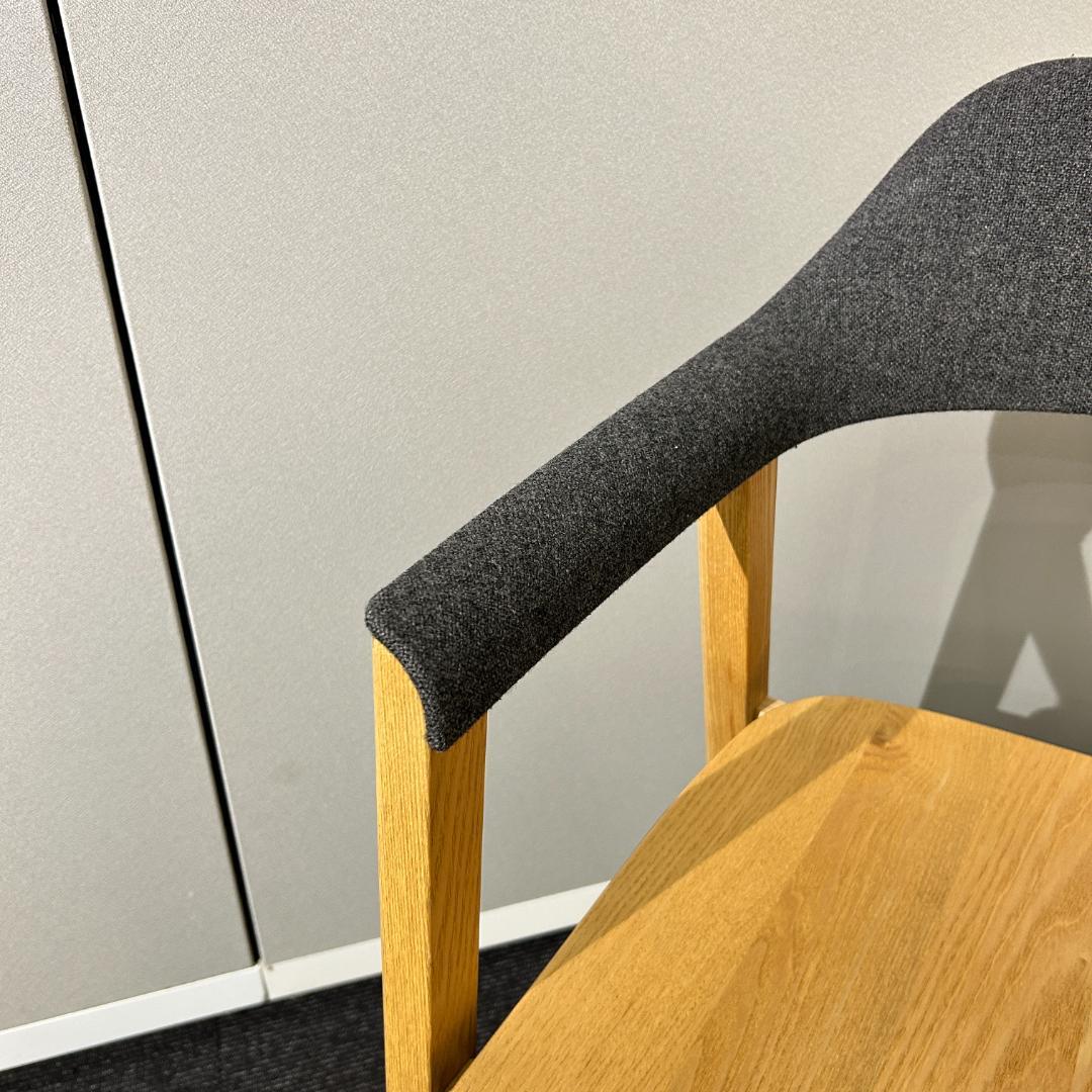 カンディハウス 木製 ダイニングチェア テンダイニング グレー
