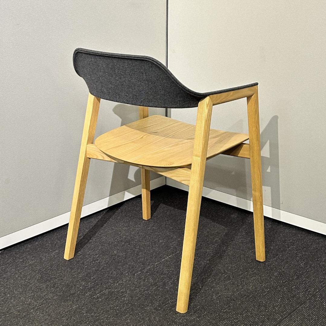 カンディハウス 木製 ダイニングチェア テンダイニング グレー