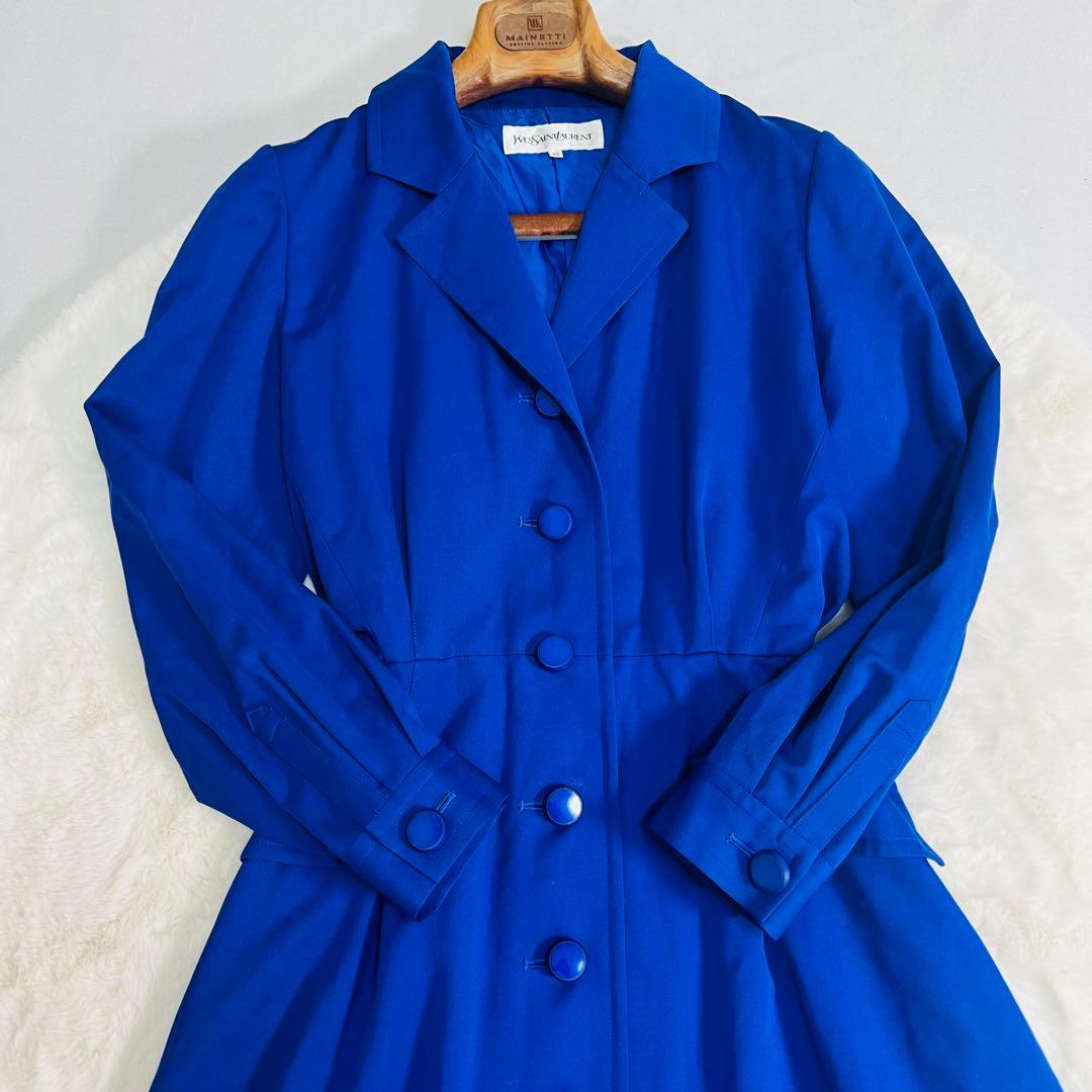【極美品】YVES SAINT LAURENT サンローラン ボタンワンピース