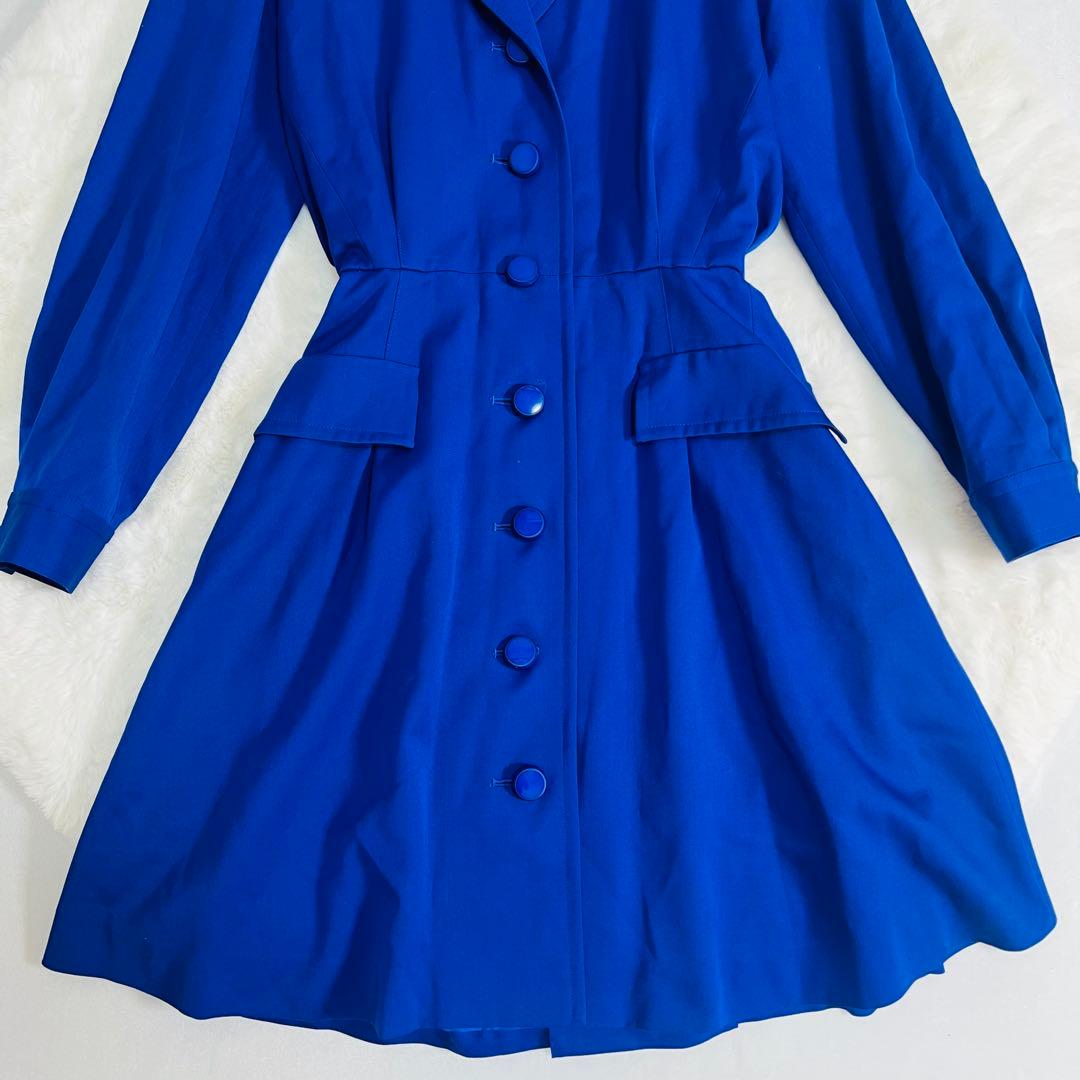【極美品】YVES SAINT LAURENT サンローラン ボタンワンピース