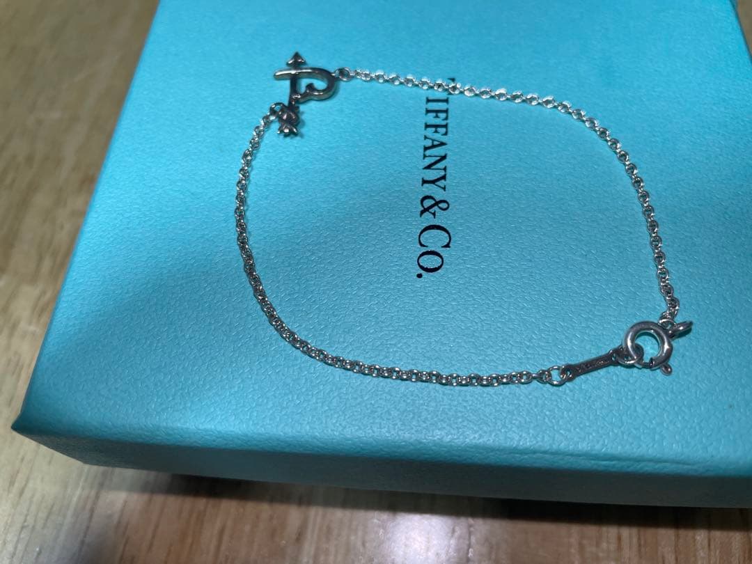 Tiffany & Co. ラビングハートアローブレスレット　シルバー17cm