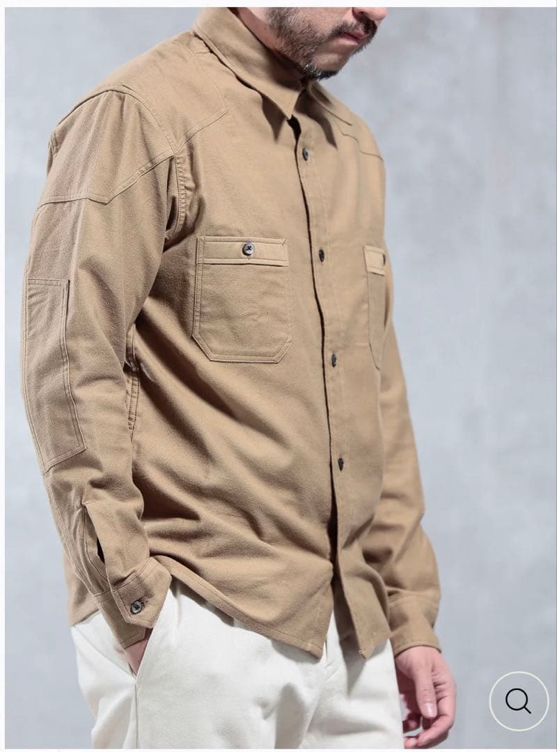 トップス ACV-SH01LM PADDED LIGHT MOLESKIN SHIRT