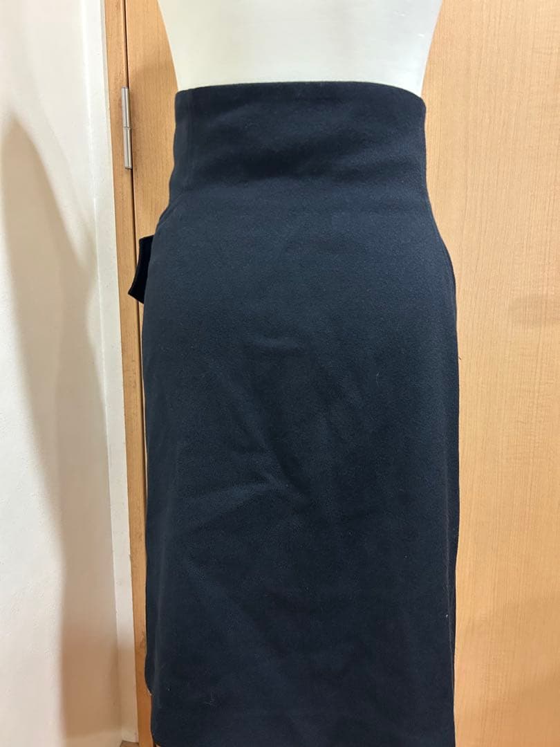 ⭐️3日間限定価格⭐️イッセイミヤケ筆タグ黒巻きスカート極美品⭐️