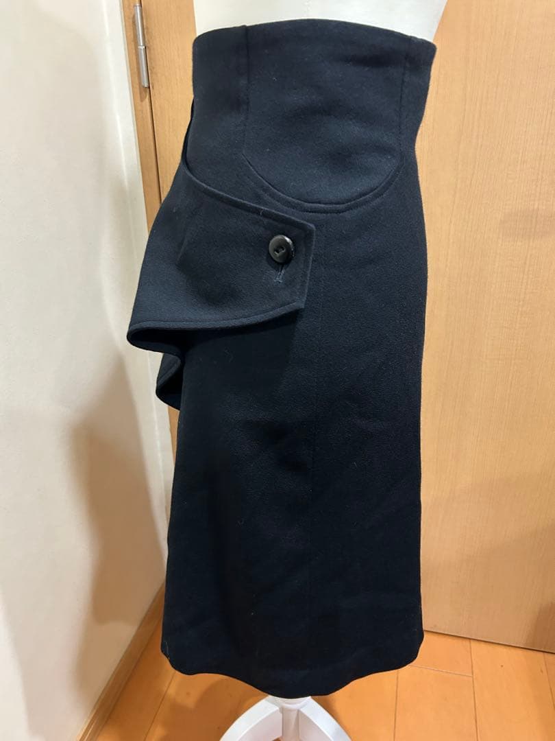 ⭐️3日間限定価格⭐️イッセイミヤケ筆タグ黒巻きスカート極美品⭐️