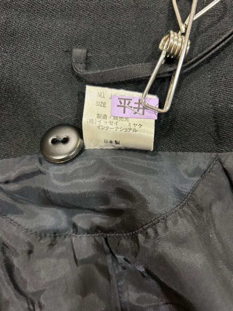 ⭐️3日間限定価格⭐️イッセイミヤケ筆タグ黒巻きスカート極美品⭐️