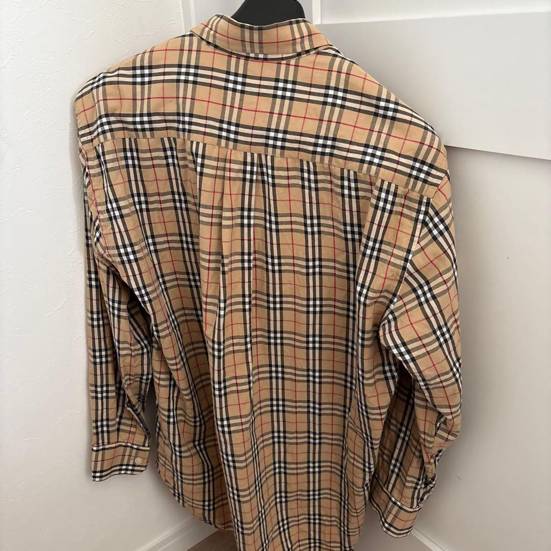BURBERRY チェック柄 長袖シャツ M
