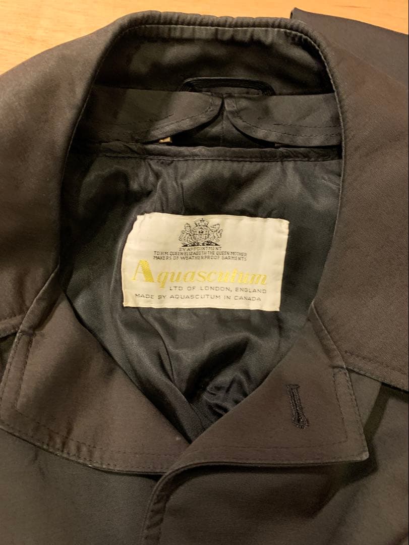 Aquascutum ライナー付き 70's ヴィンテージ バルマカーンコート