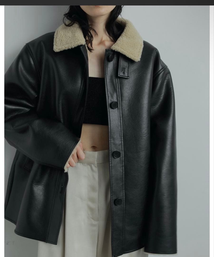 anuke　アンヌークBoa Flight Jacket サイズ36