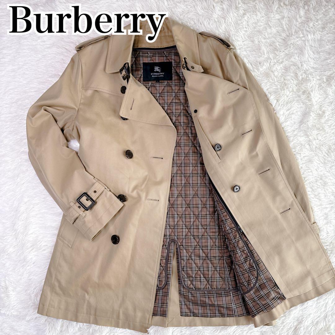 Burberry BLACK LABEL　ベージュ　ライナー トレンチコート