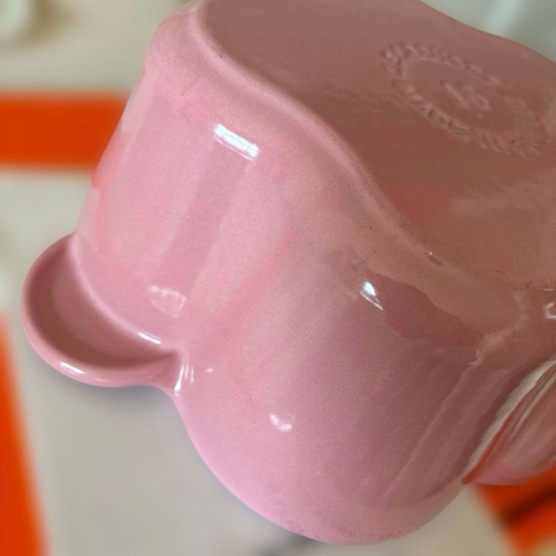 ルクルーゼ LE CREUSET ココット フルール 16cm ローズ